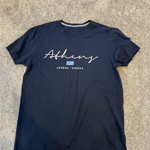 Athens Navy Blue T-Shirt